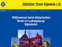 Tablet Screenshot of historischer-verein-eglosheim.de